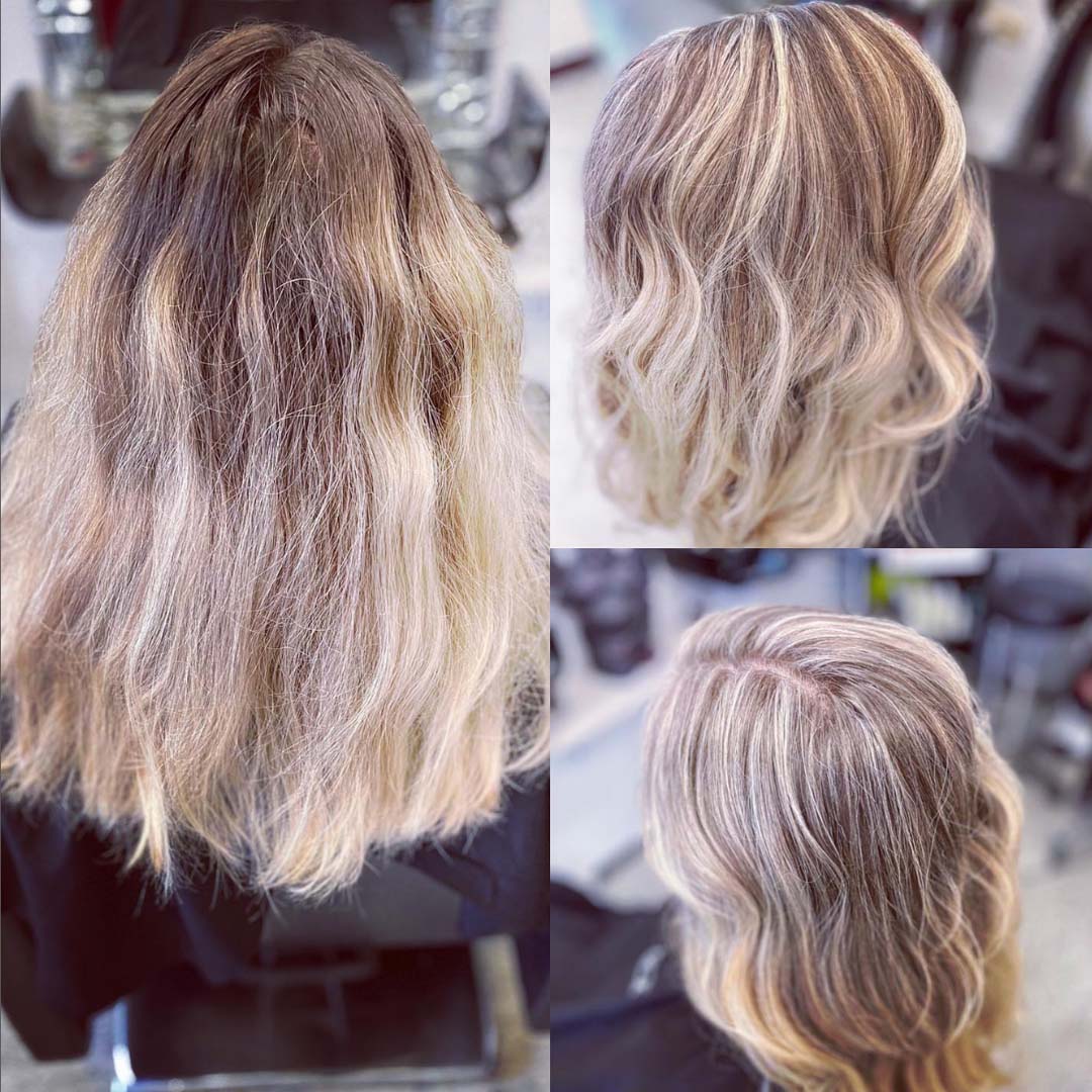 Haarverlängerung Vorher Nachher Ergebnis